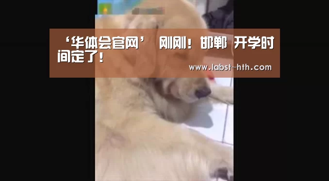 ‘华体会官网’
刚刚!邯郸 开学时间定了!(图3) 华体会